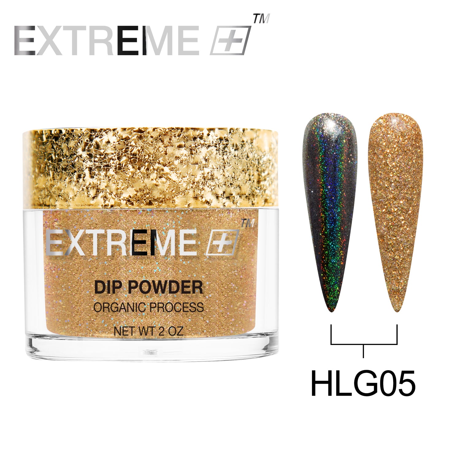 EXTREME+ Holo Chrome Dip Powder - #005