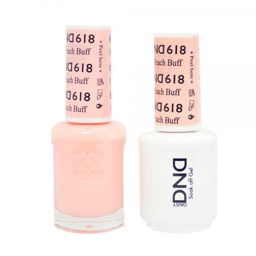 DND - Gel & Lacquer # 618 Peach Buff