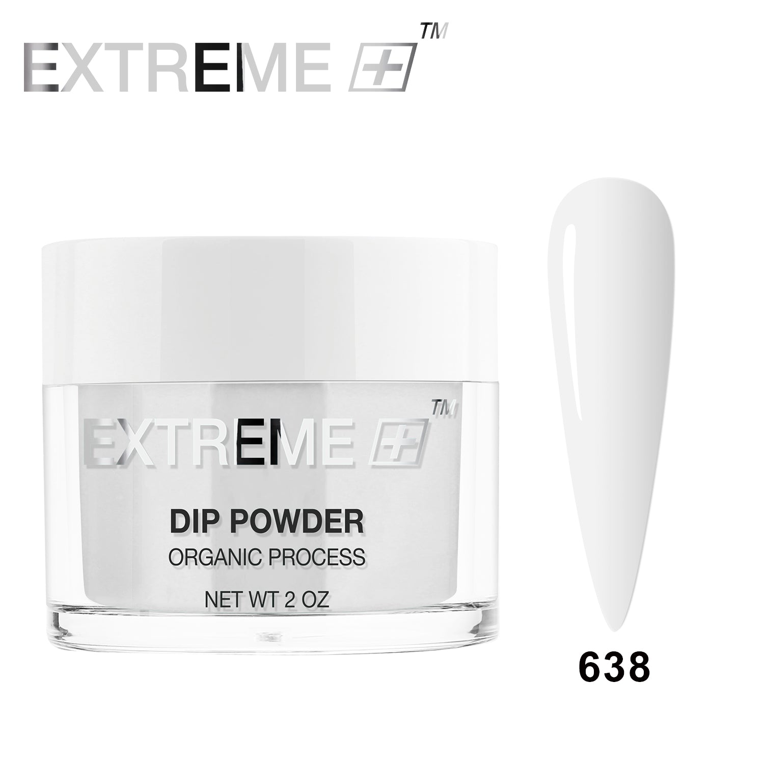 EXTREME+ Dipping Powder 2 oz - #638 Crown - American White