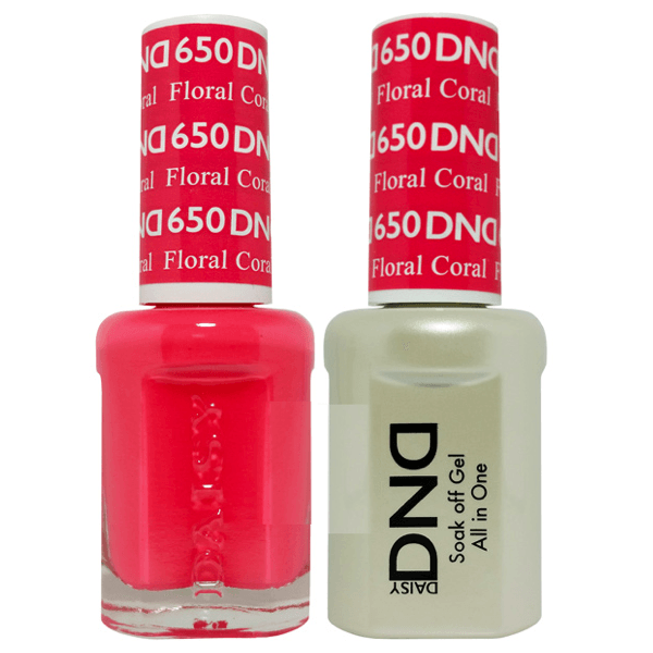 DND - Gel & Lacquer # 650 Floral Coral