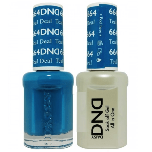 DND - Gel & Lacquer # 664 Teal Deal