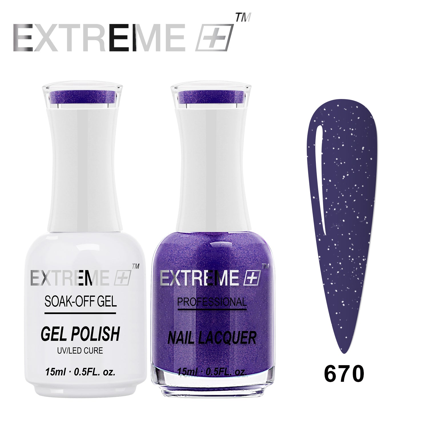 EXTREME+ Gel Matching Lacquer (Duo) - #670