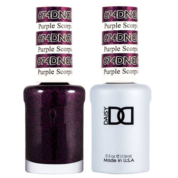 DND - Gel & Lacquer # 674 Purple Scorpio