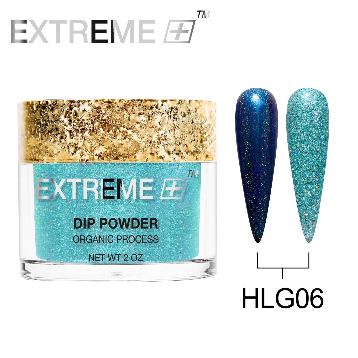 EXTREME+ Holo Chrome Dip Powder - #006