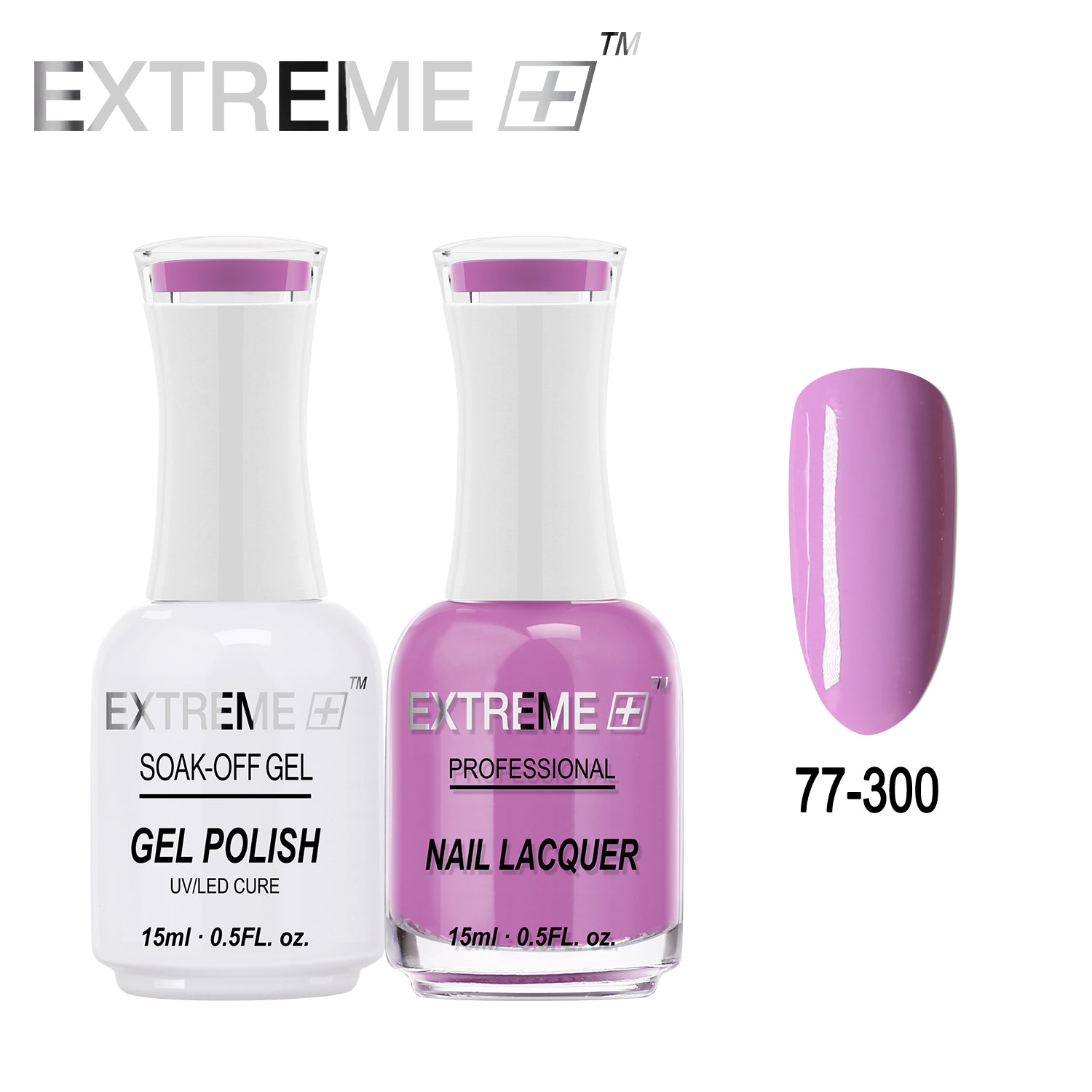 EXTREME+ All-in-One Gel Polish and Nail Lacquer Matching Duo #G077