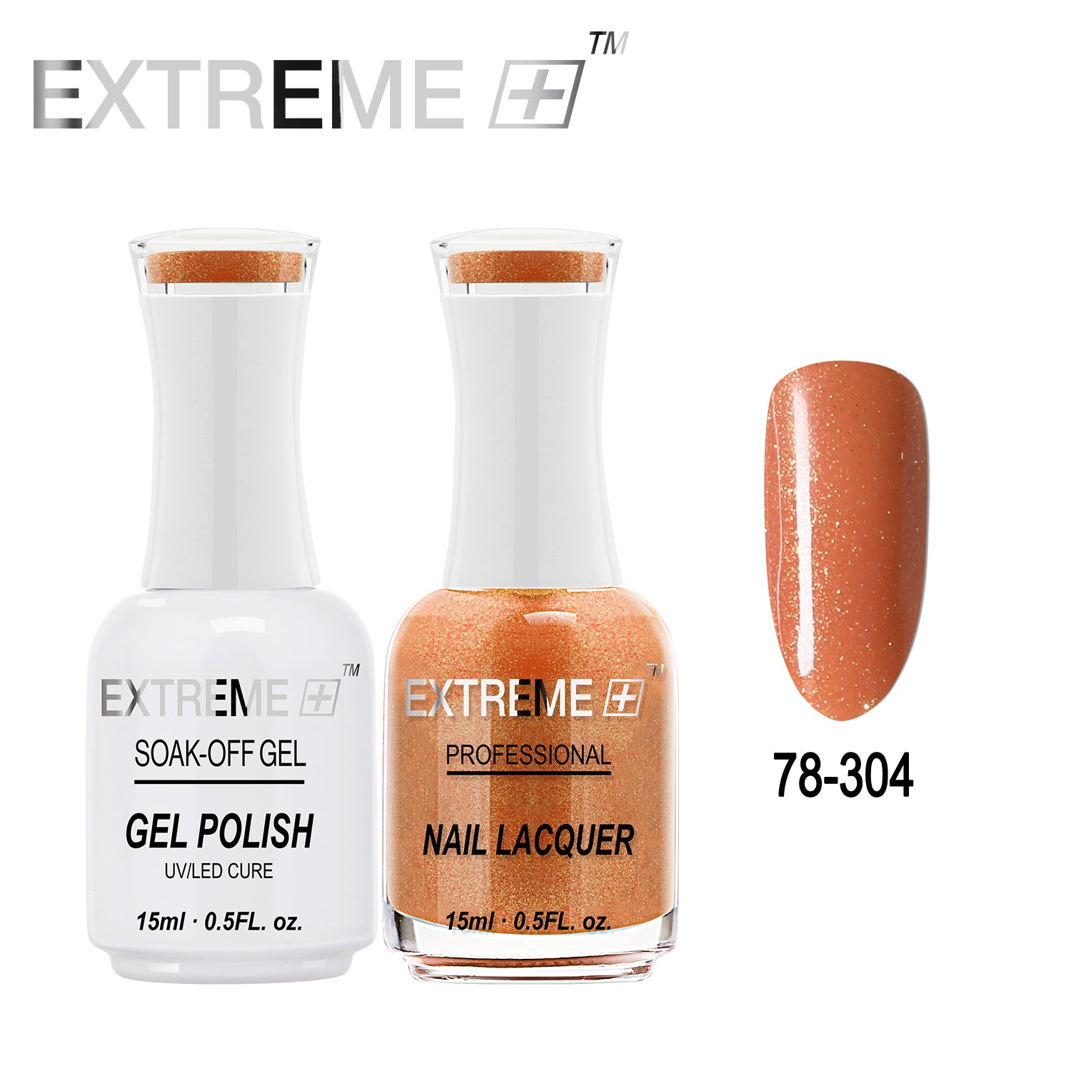 EXTREME+ All-in-One Gel Polish and Nail Lacquer Matching Duo #G078