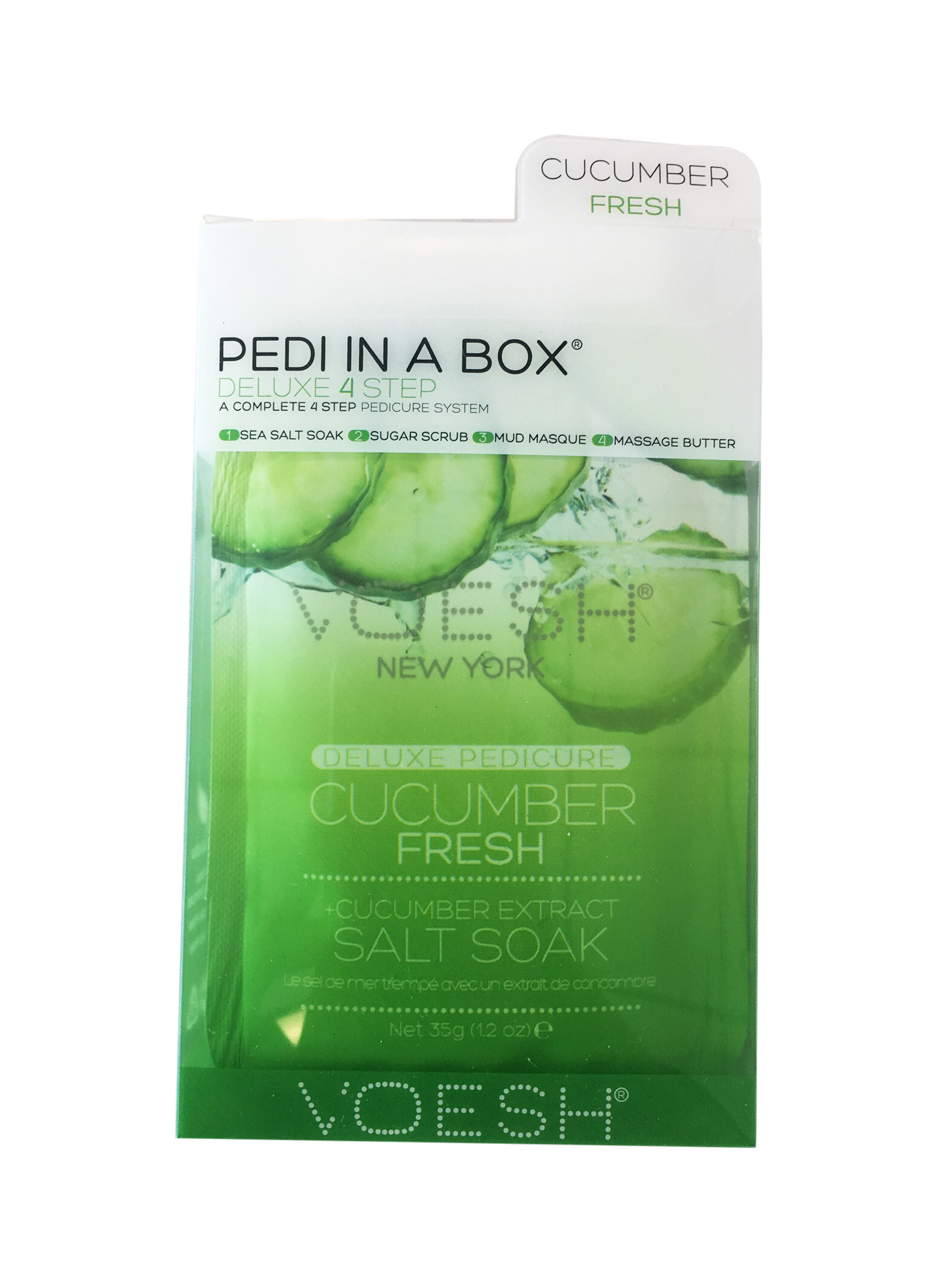 VOESH Deluxe Pedicure 4 Step - Cucumber