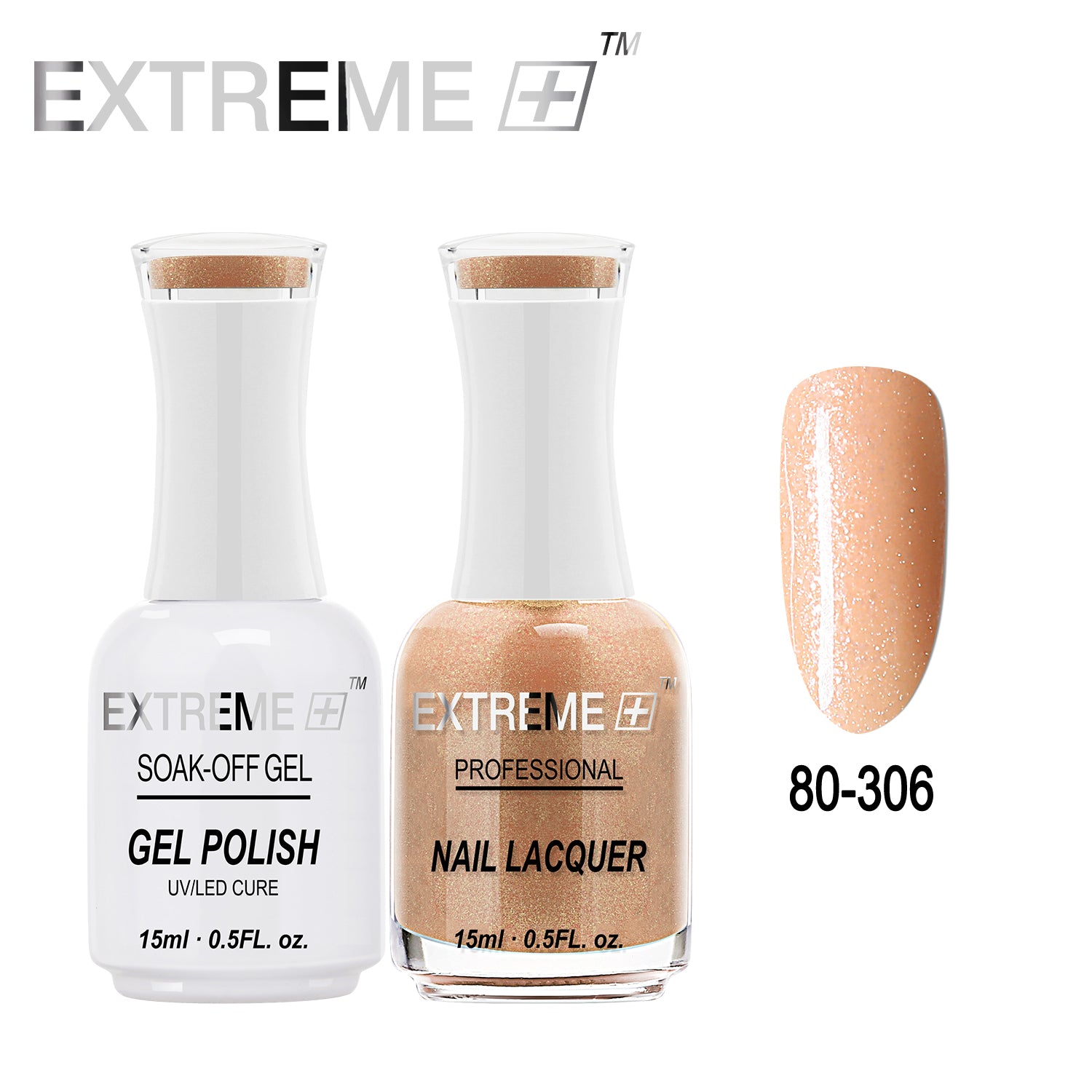 EXTREME+ All-in-One Gel Polish and Nail Lacquer Matching Duo #G080