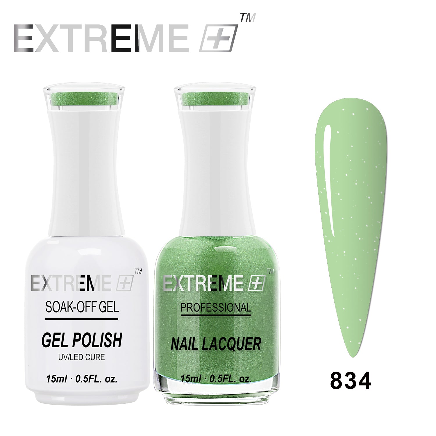 EXTREME+ Gel Matching Lacquer (Duo) - #834