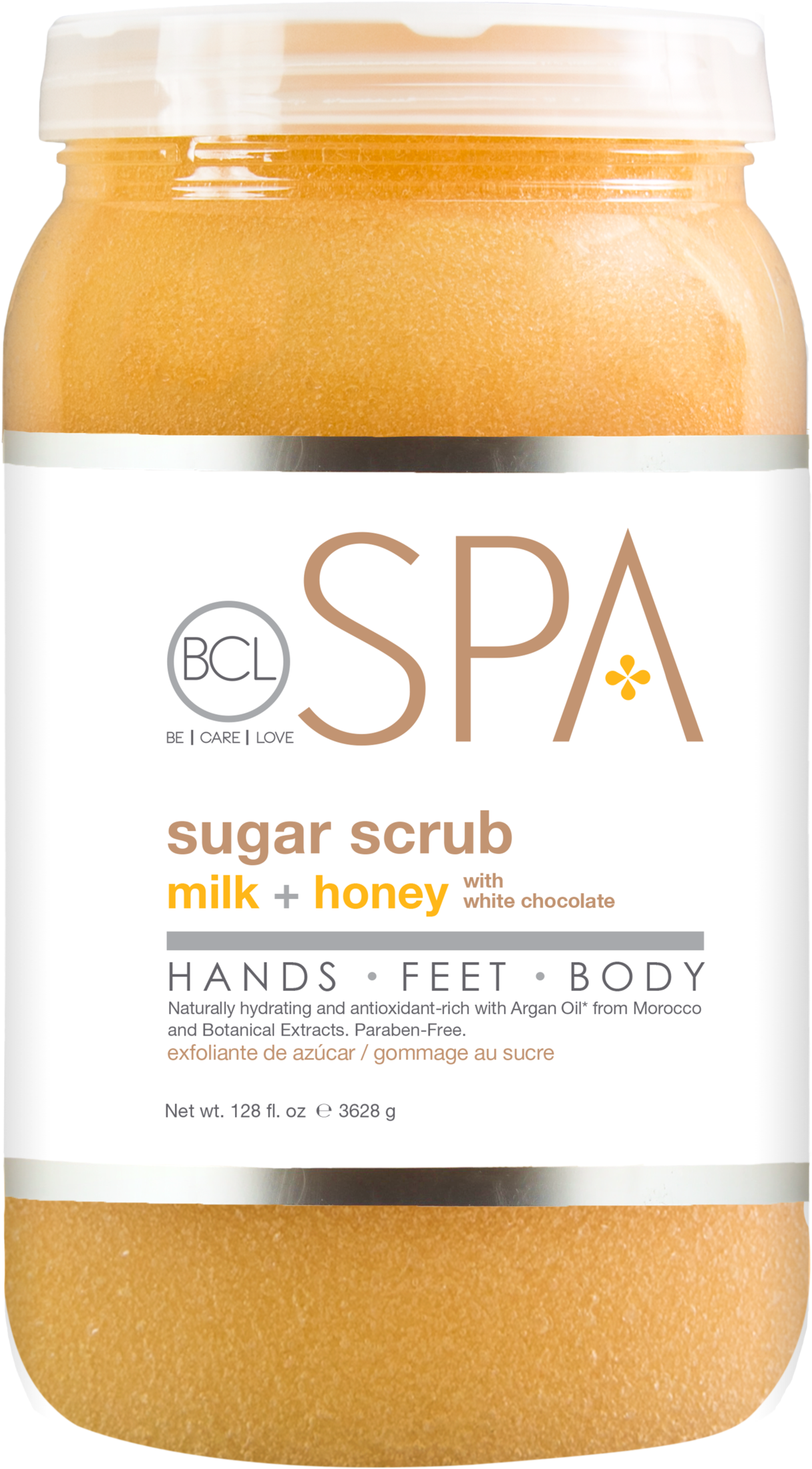 BCL Spa Sugar Scrub Milk & Honey With White Chocolate 128 oz