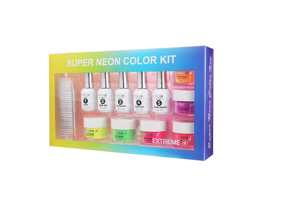 EXTREME+ Super Neon Color Dipping Powder Kit