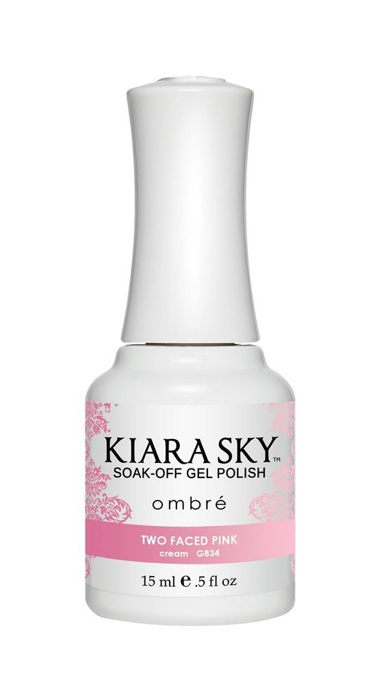 Kiara Sky Gel Polish - G834 Two Faced Pink Attribute Two Faced Pi Size 0.5 oz