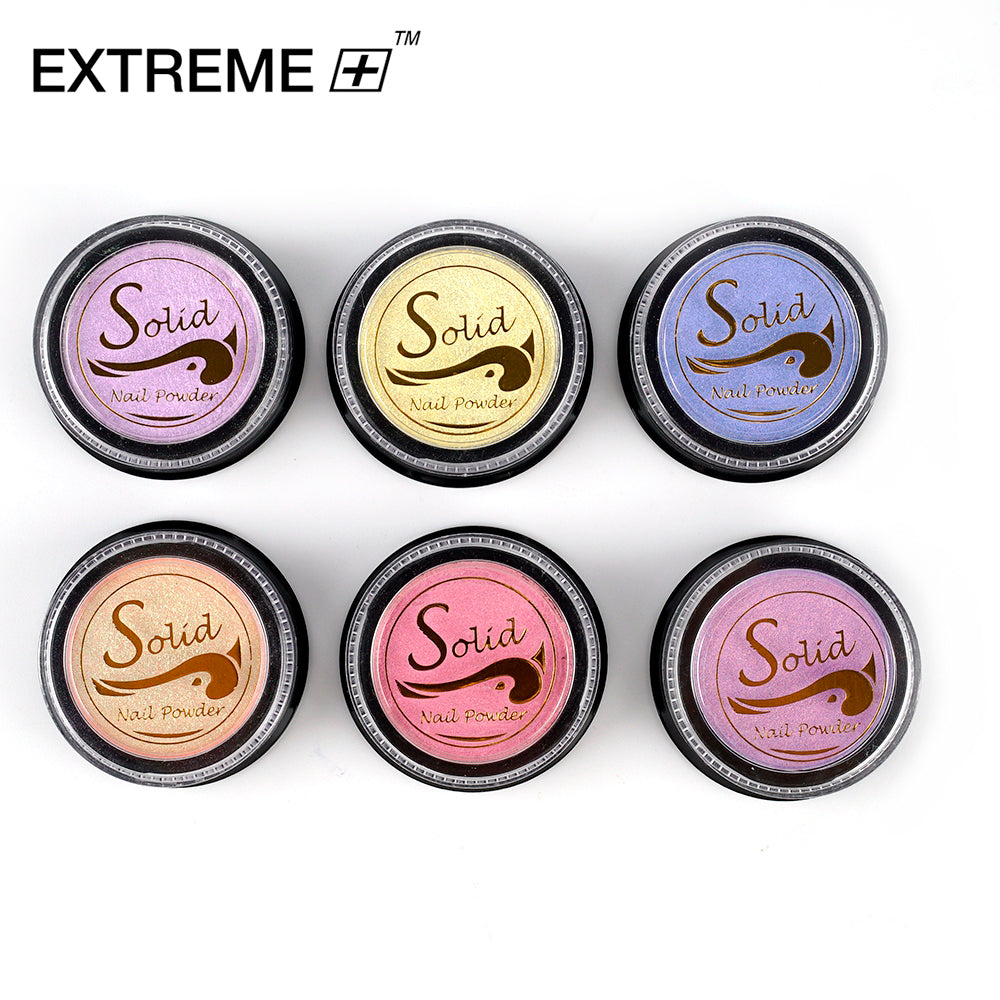 EXTREME+ Mirror Nail Glitter Aurora Powder Ice Kit 6 colors