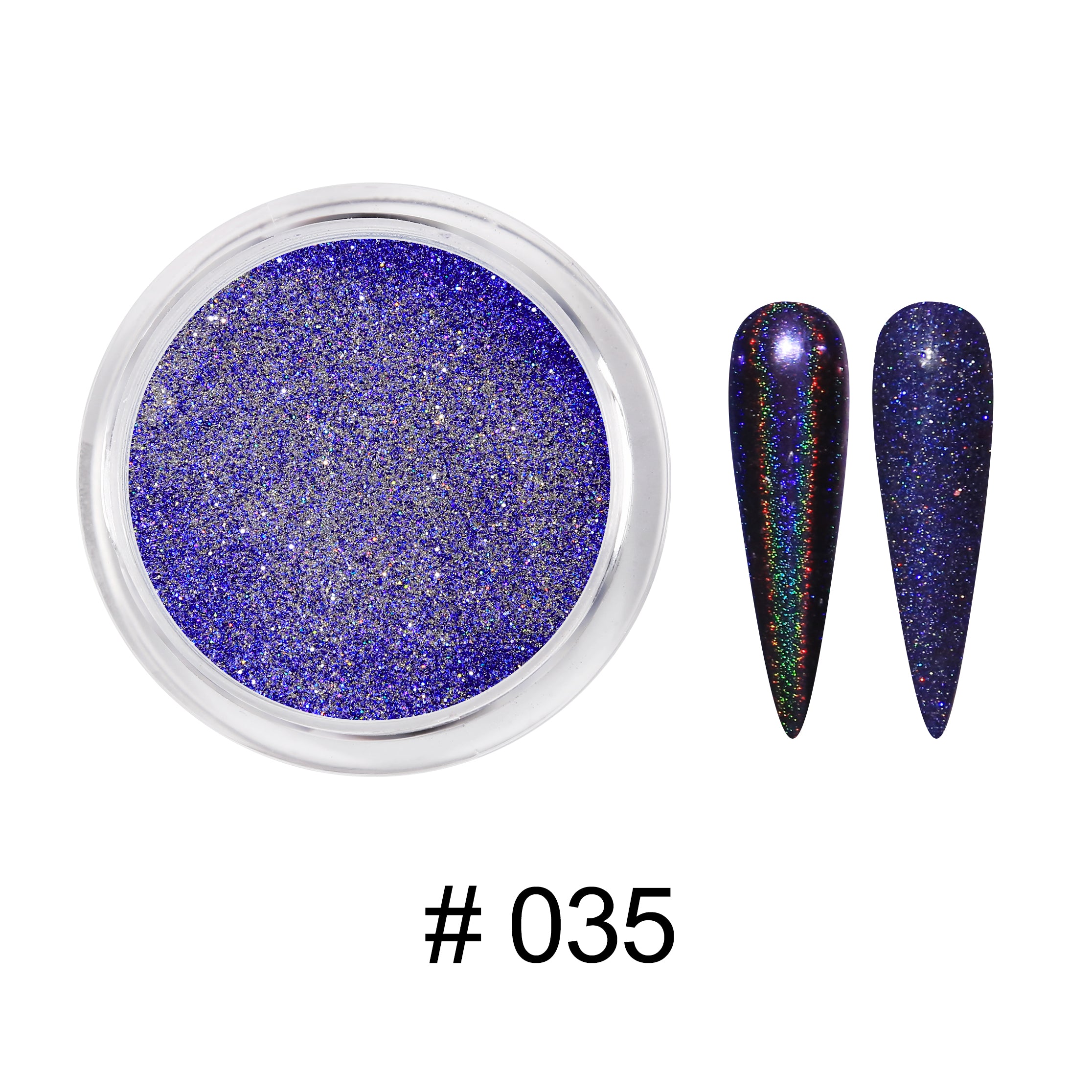 EXTREME+ Holo Chrome Dip Powder - #035