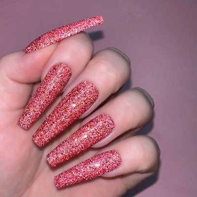 Kiara Sky Diamond FX Glitter Gel - GFX103 LOVEBITE