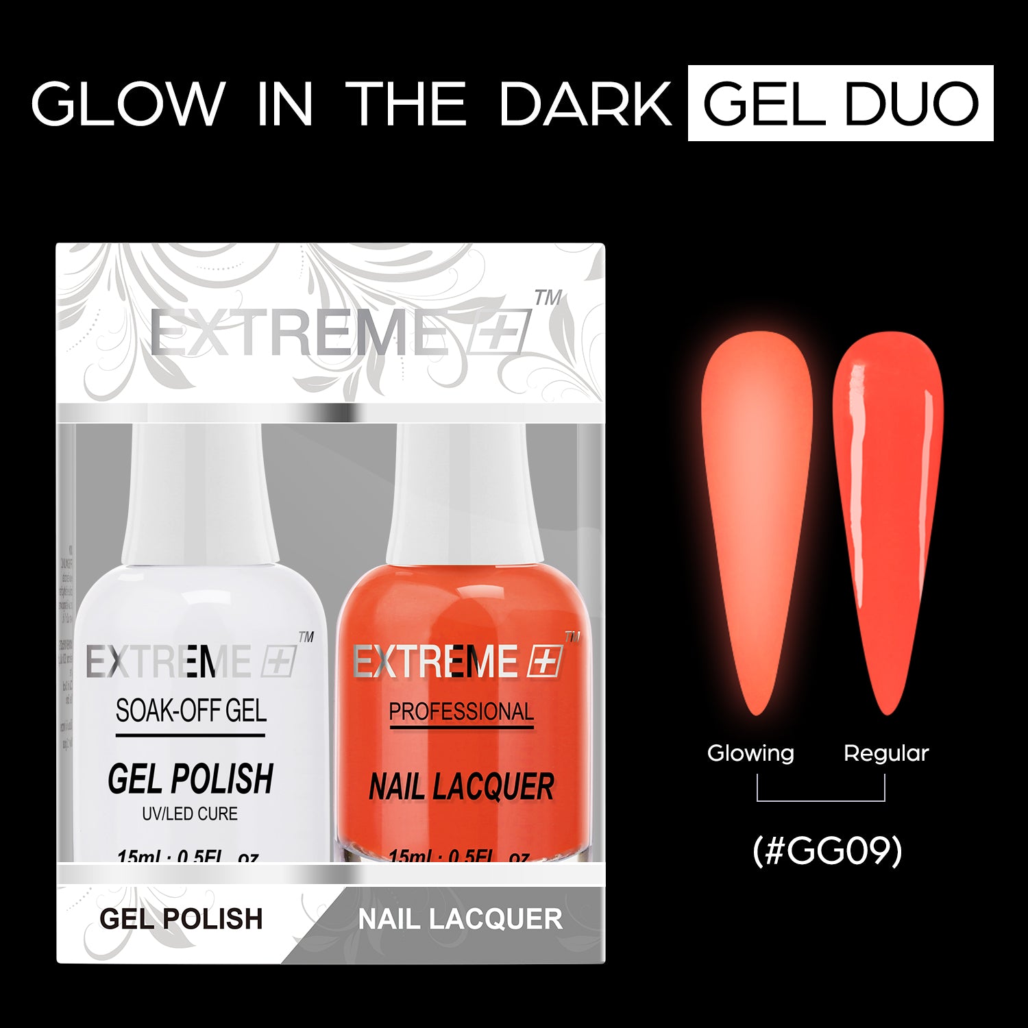 EXTREME+ Glow in the Dark Gel Matching Lacquer - #009