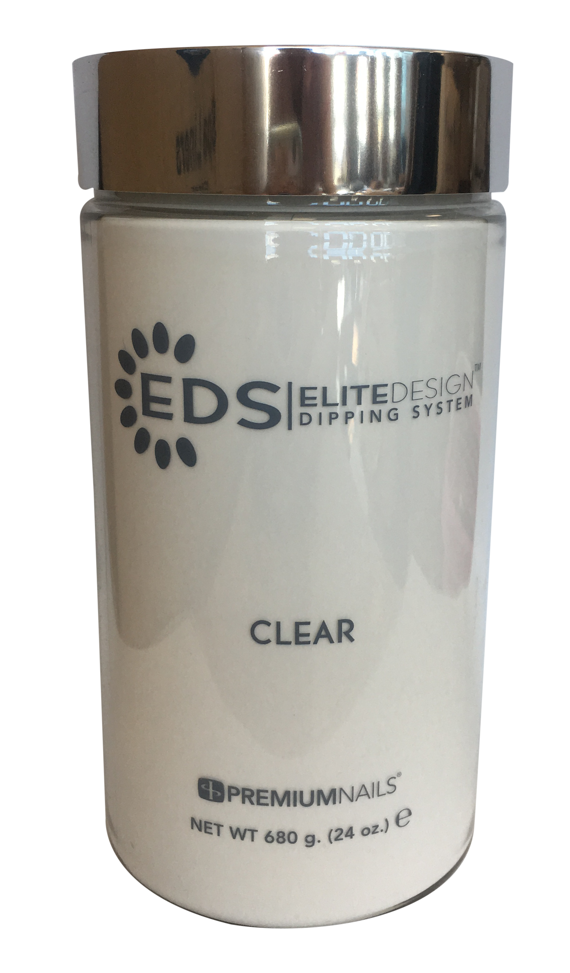 Premium Nails - Elite Design Dipping Powder Pink & White 24 Oz - Clear