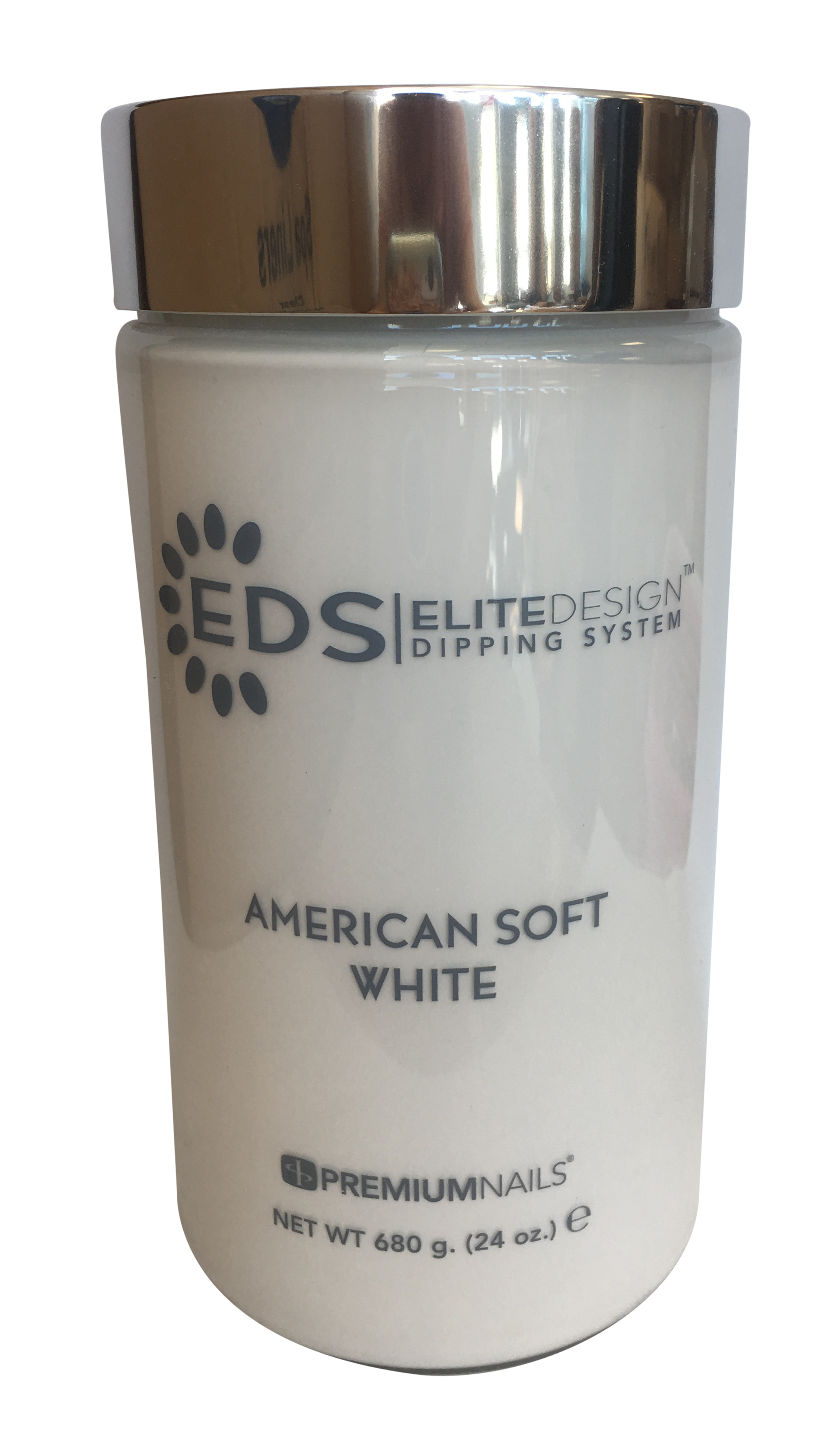 Premium Nails - Elite Design Dipping Powder Pink & White 24 Oz - American Soft White