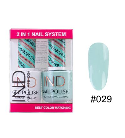 IND Nail Polish Gel & Matching Lacquer Set - #29