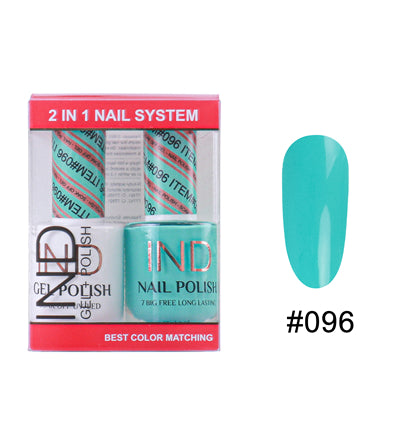 IND Nail Polish Gel & Matching Lacquer Set - #96