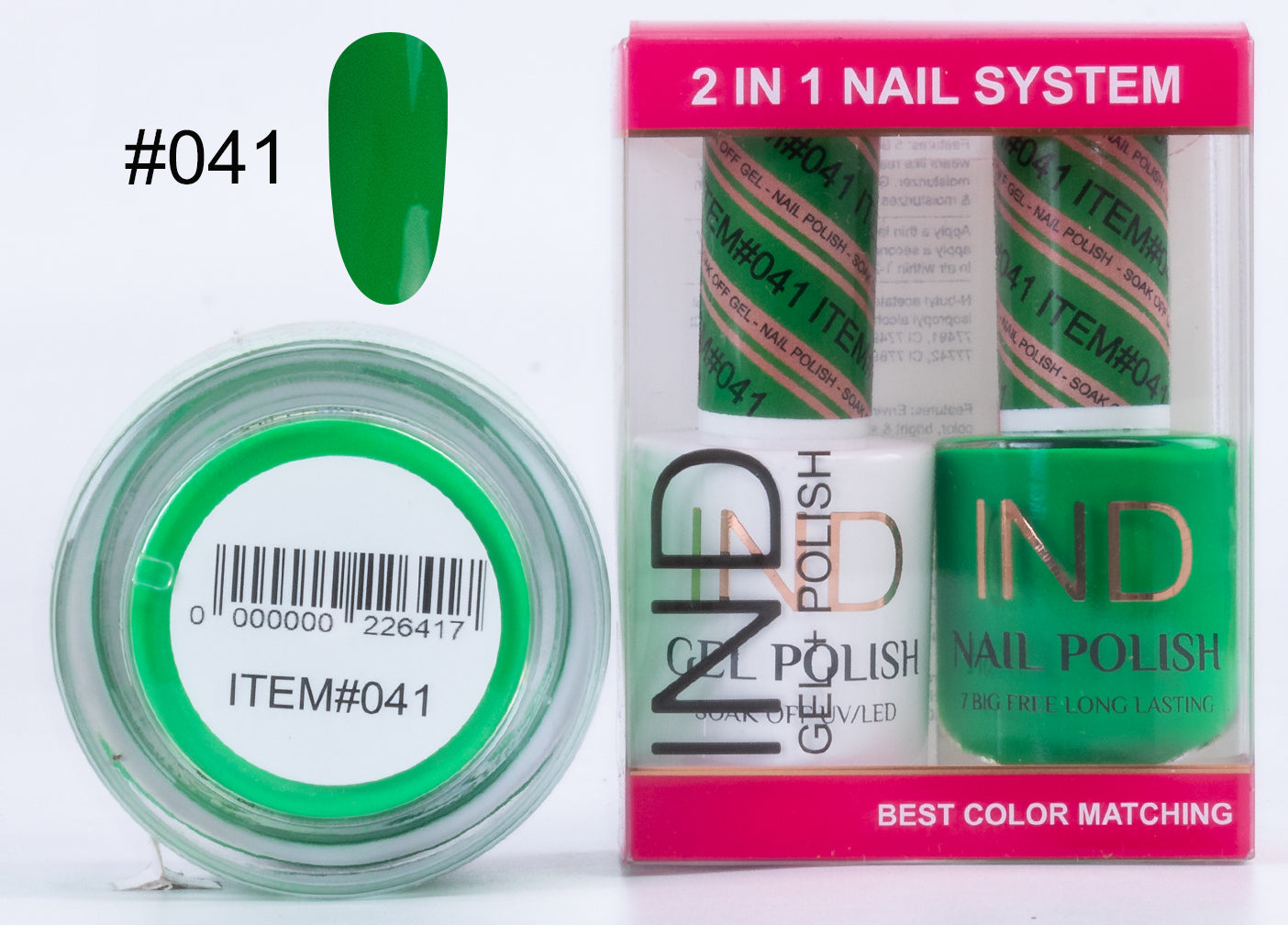 IND 3 IN 1 Combo Gel +Lacquer+dipping powder - #41