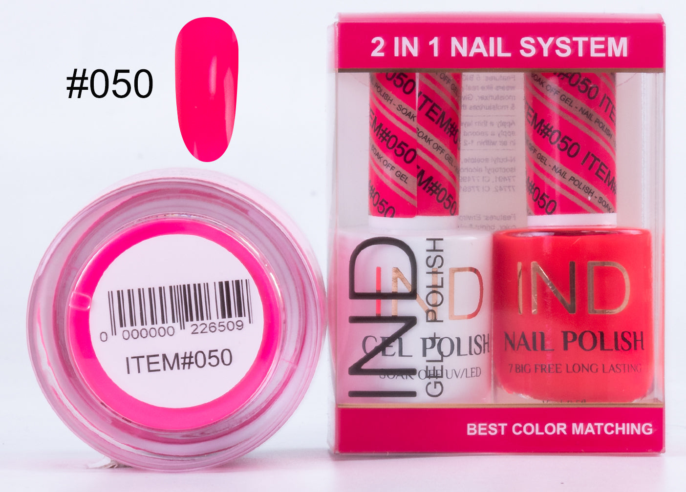 IND 3 IN 1 Combo Gel +Lacquer+dipping powder - #50