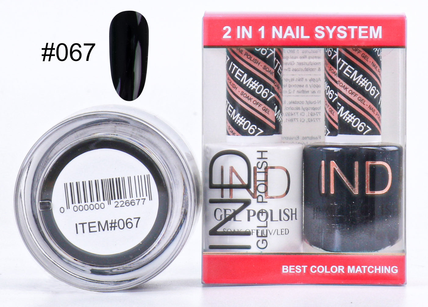 IND 3 IN 1 Combo Gel +Lacquer+dipping powder - #67