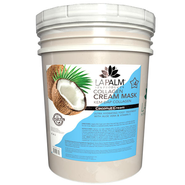 La Palm Collagen Cream Mask Bucket - Coconut Cream