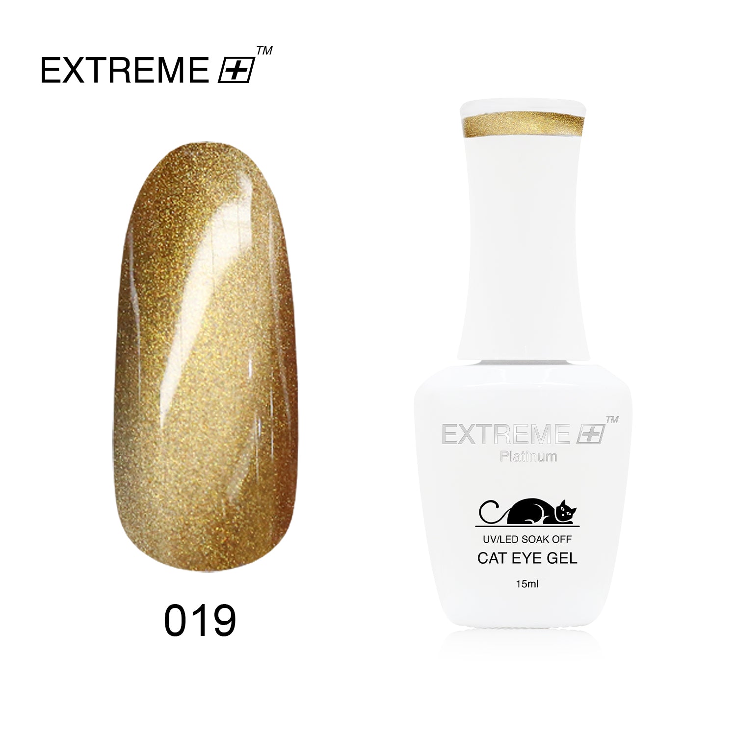 EXTREME+ Platinum CAT EYE Gel # 019