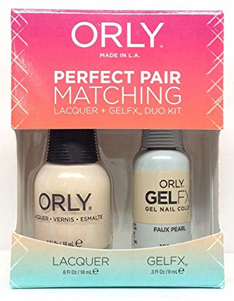 Orly Gel Matching Set # 31208 - Faux Pearl