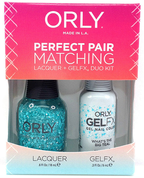 Orly Gel Matching Set # 3500006 - What's the Big Teal