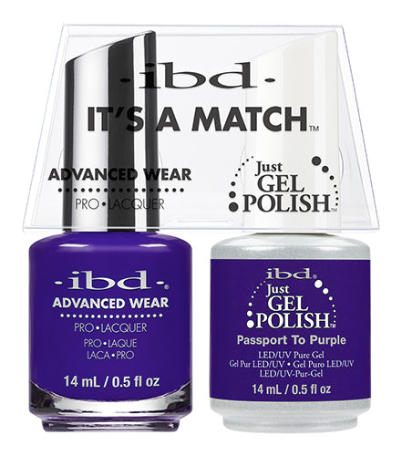 IBD  Duo Gel # 66677 Passport To Purple