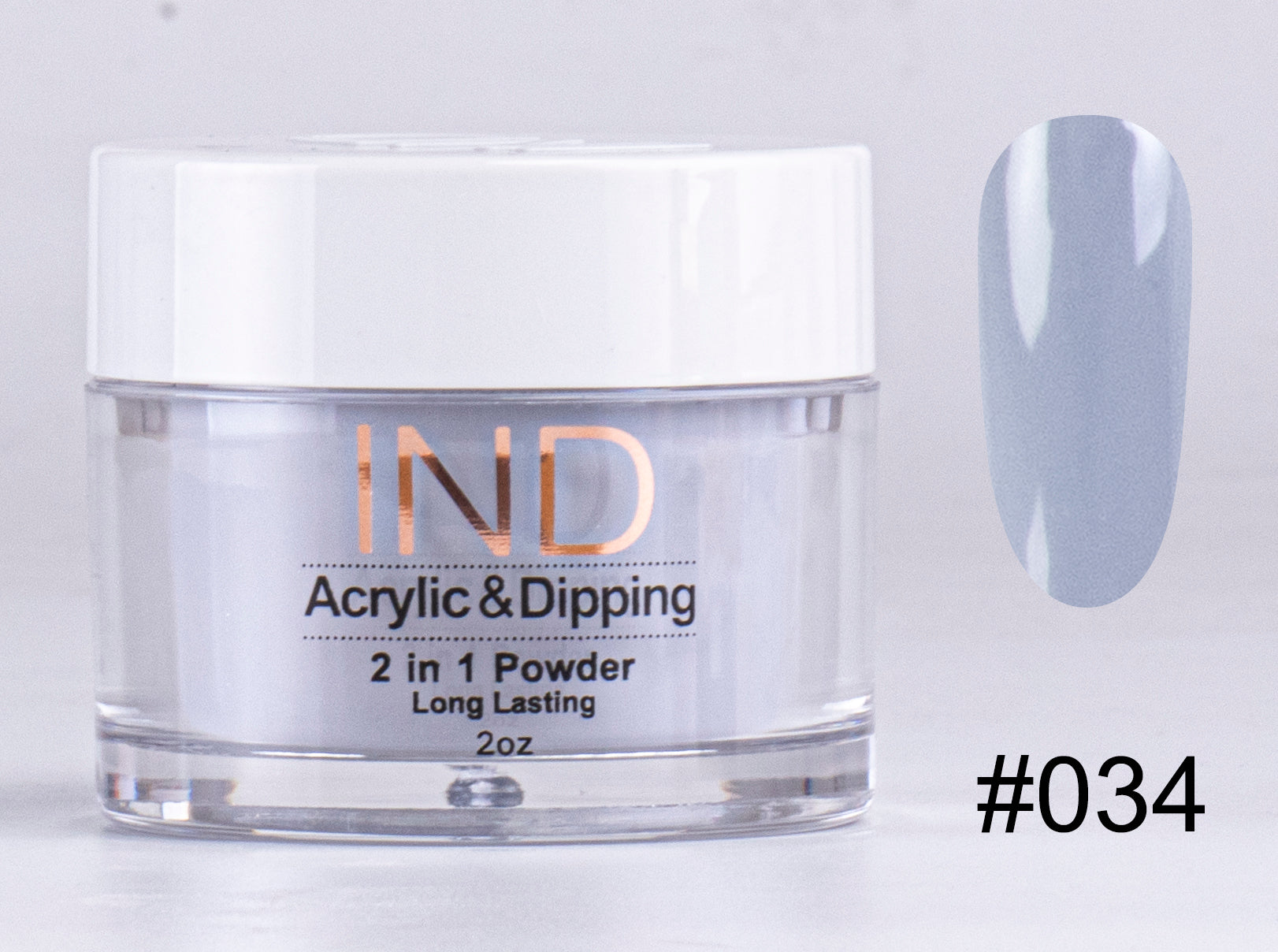 IND 2 In 1 Dip Acrylic Powder 2 Ounces - #34