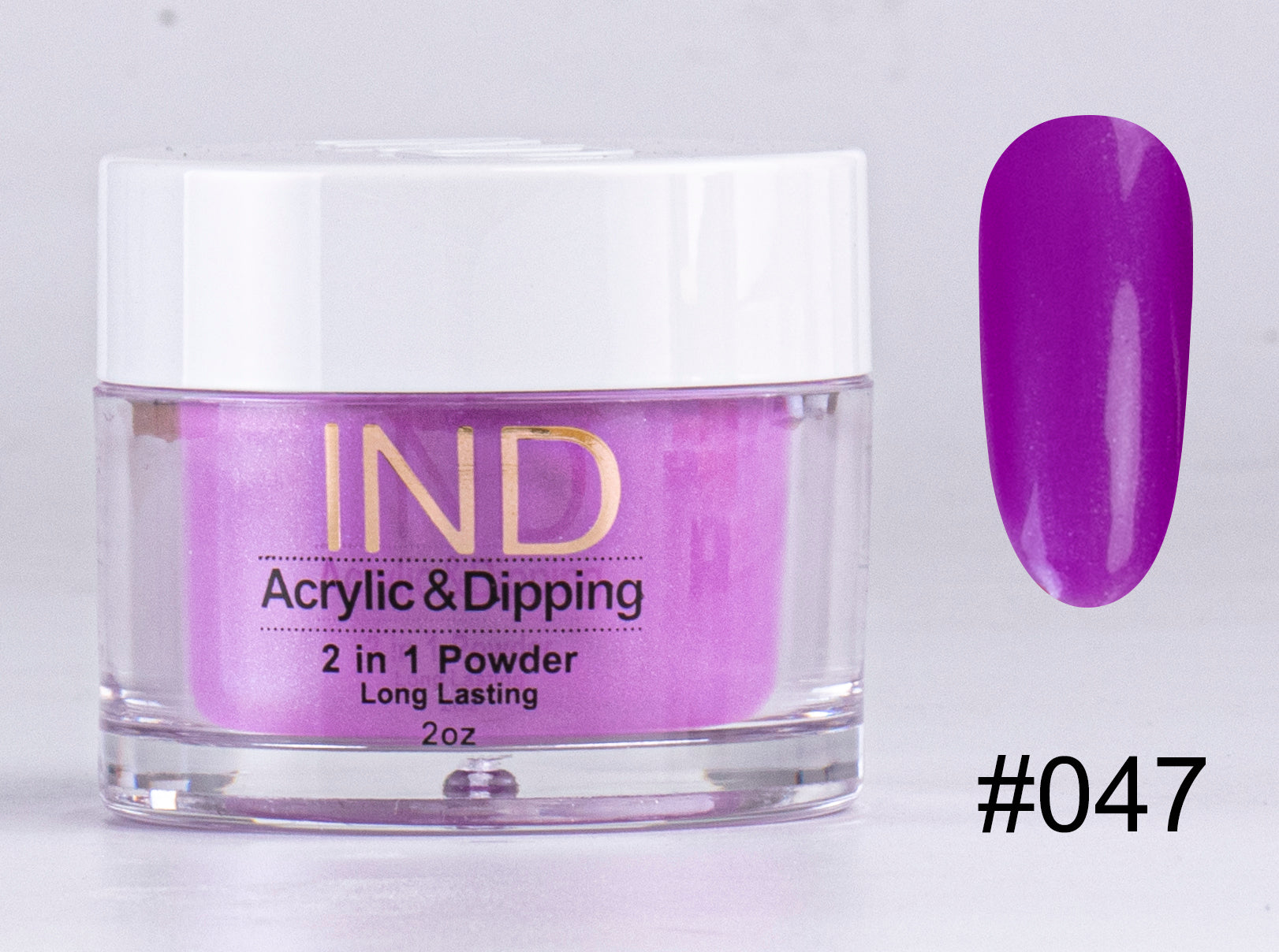 IND 2 In 1 Dip Acrylic Powder 2 Ounces - #47