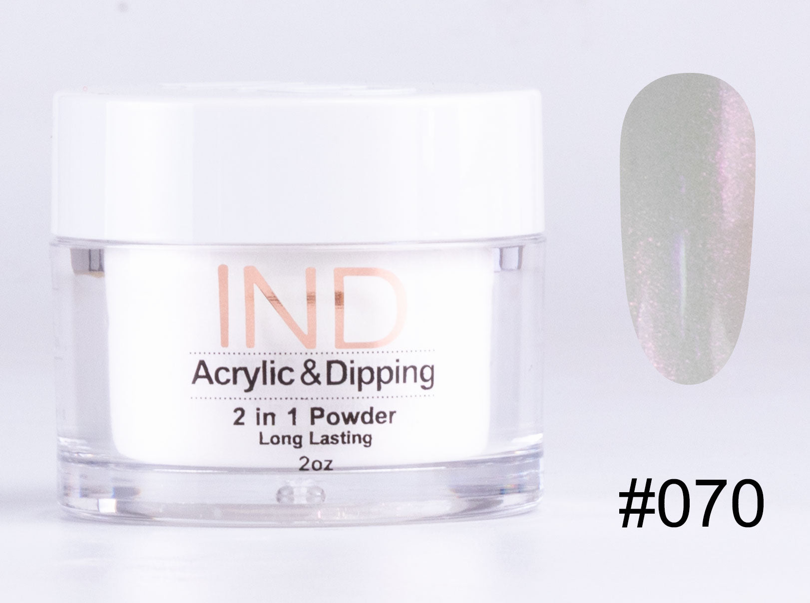 IND 2 In 1 Dip Acrylic Powder 2 Ounces - #70