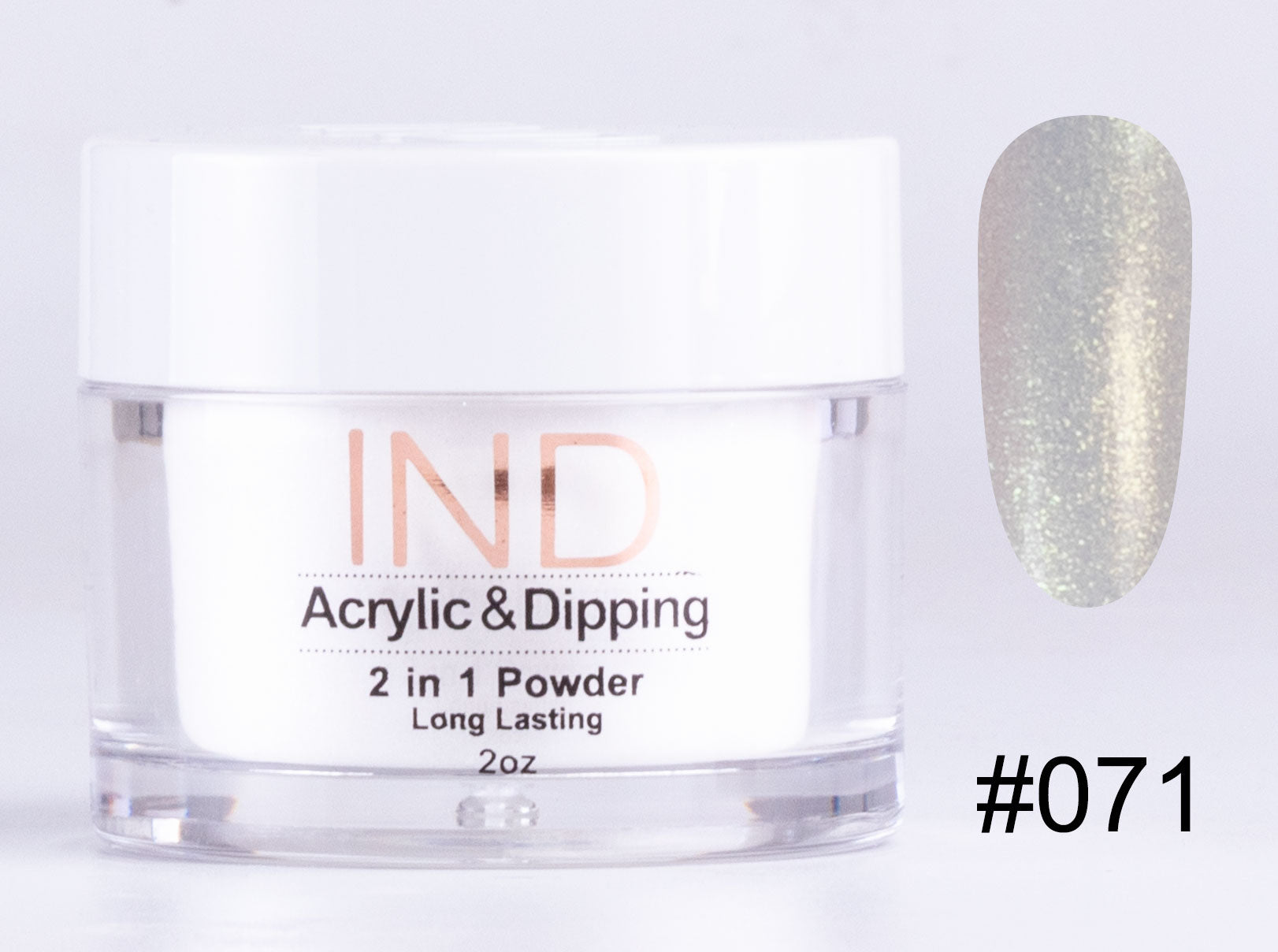 IND 2 In 1 Dip Acrylic Powder 2 Ounces - #71