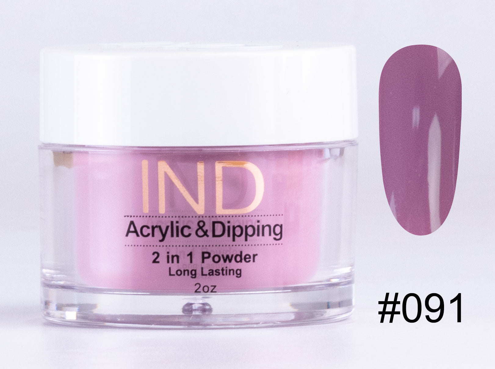 IND 2 In 1 Dip Acrylic Powder 2 Ounces - #91