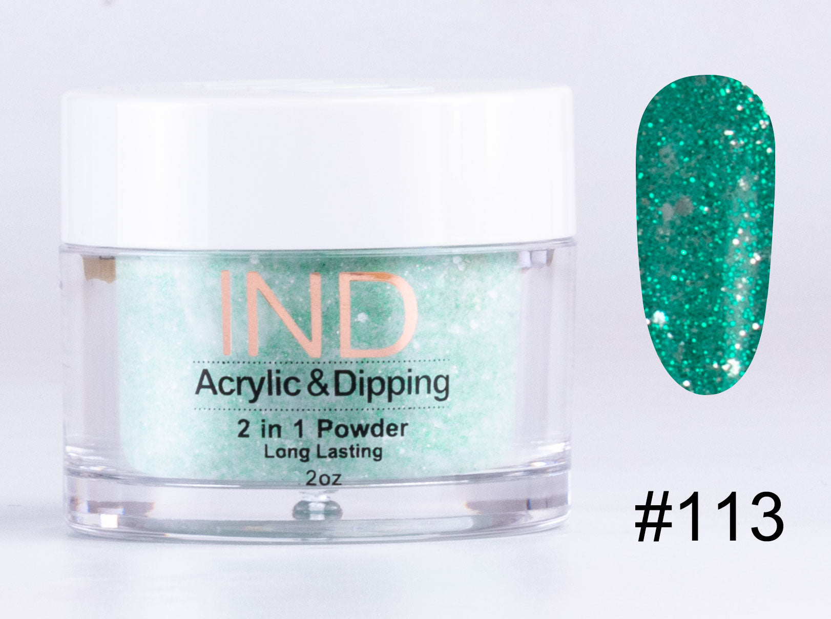 IND 2 In 1 Dip Acrylic Powder 2 Ounces - #113