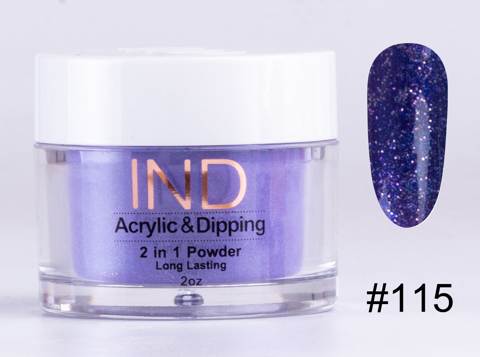 IND 2 In 1 Dip Acrylic Powder 2 Ounces - #115