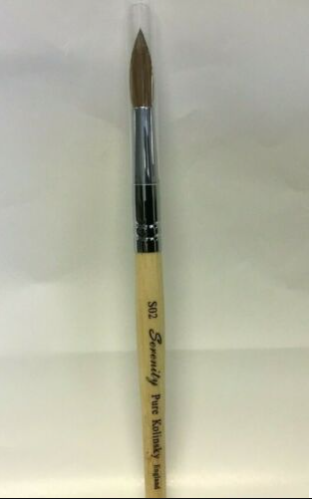 Serenity Pure Kolinsky Acrylic Brush #12