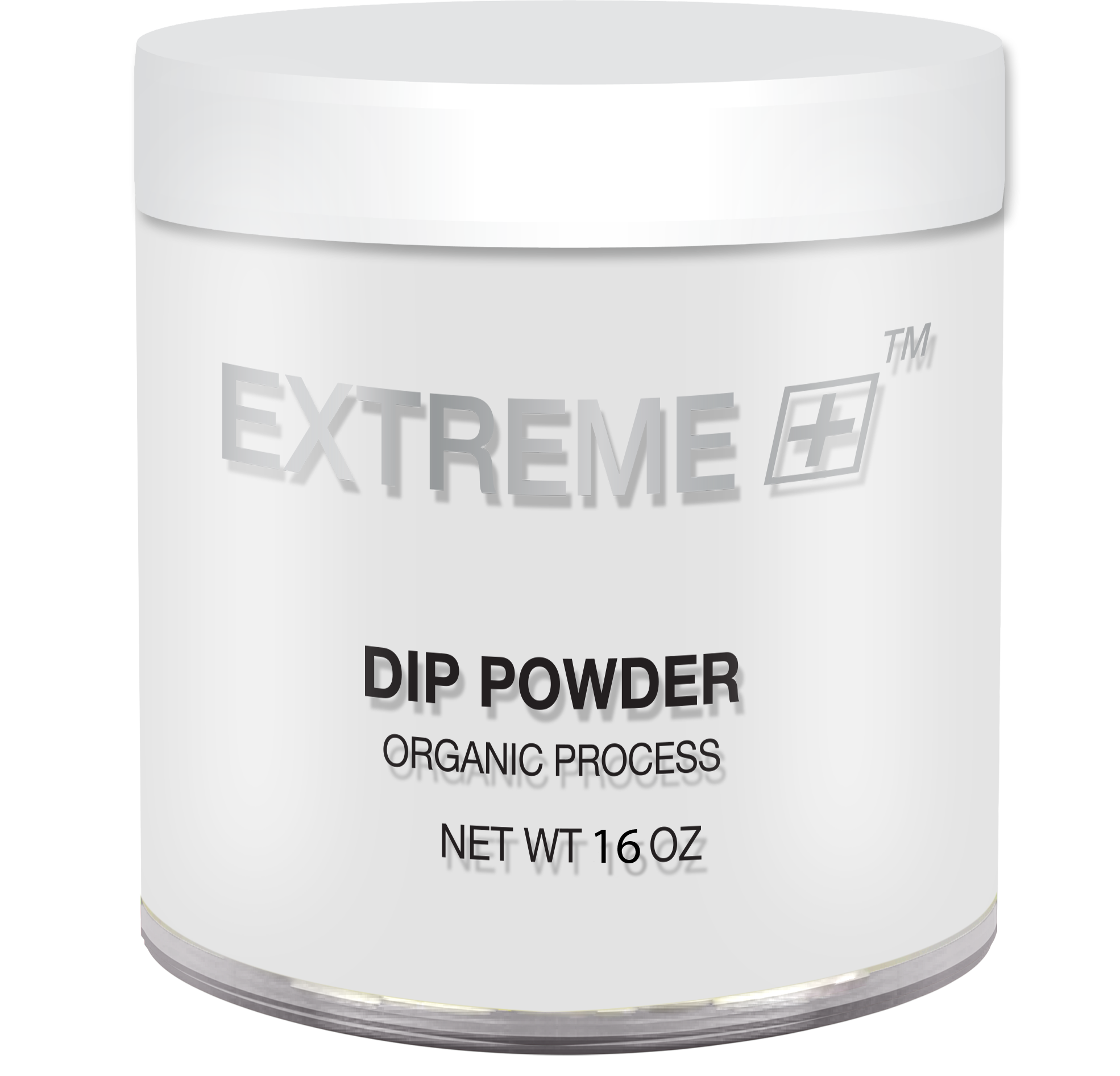 EXTREME+ Dipping Powder Organic - Pink & White: Crystal Clear 16 oz