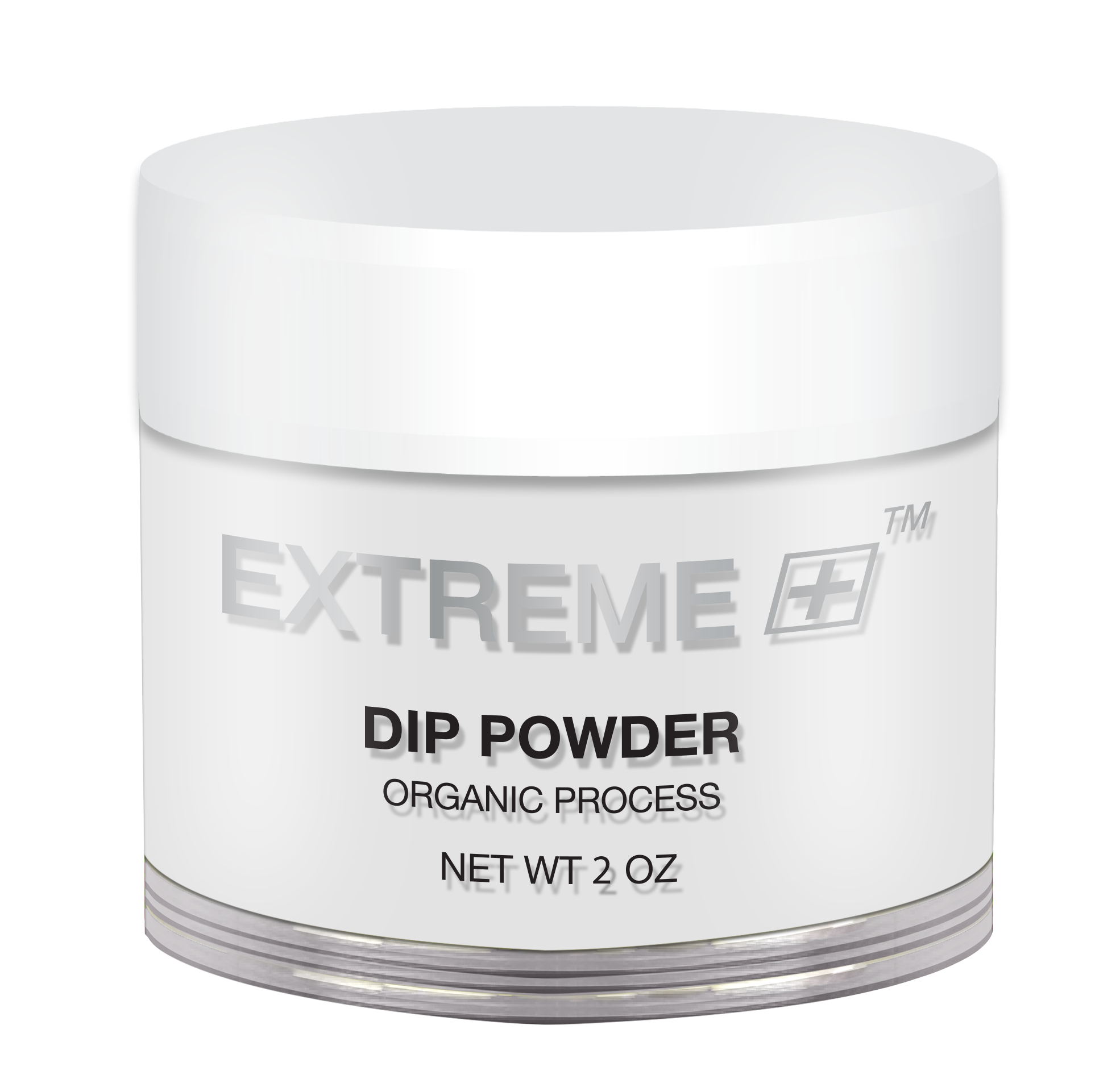 EXTREME+ Dipping Powder Organic - Pink & White: Crystal Clear 2 oz