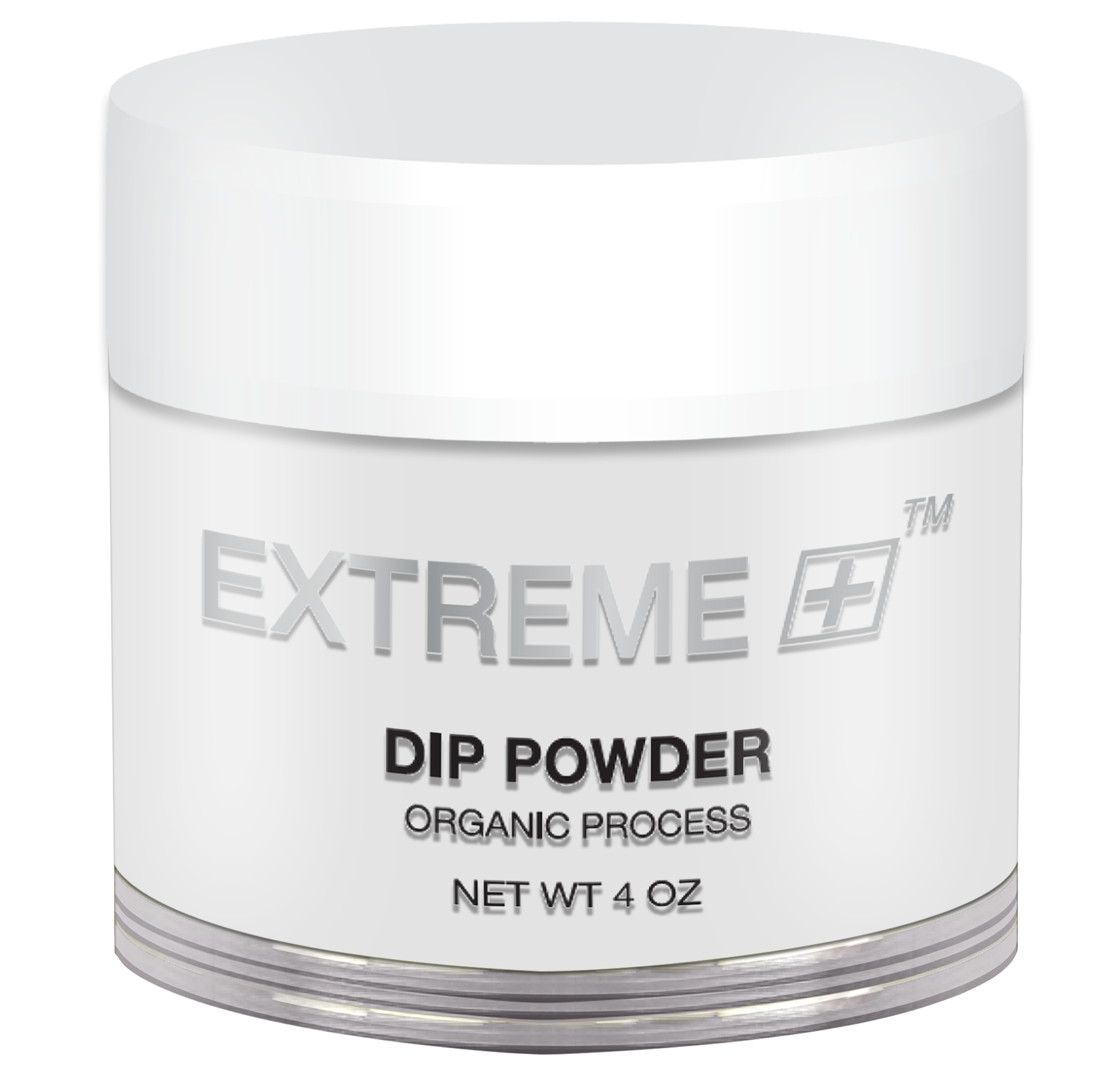 EXTREME+ Dipping Powder Organic - Pink & White: Crystal Clear 4 oz