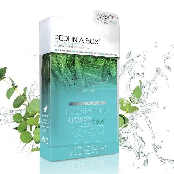 VOESH Deluxe Pedicure 4 Step - Eucalyptus Energy Boost