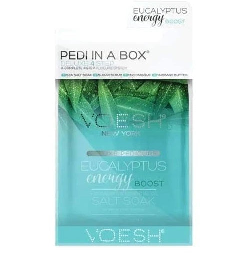 VOESH Deluxe Pedicure 4 Step - Eucalyptus Energy Boost