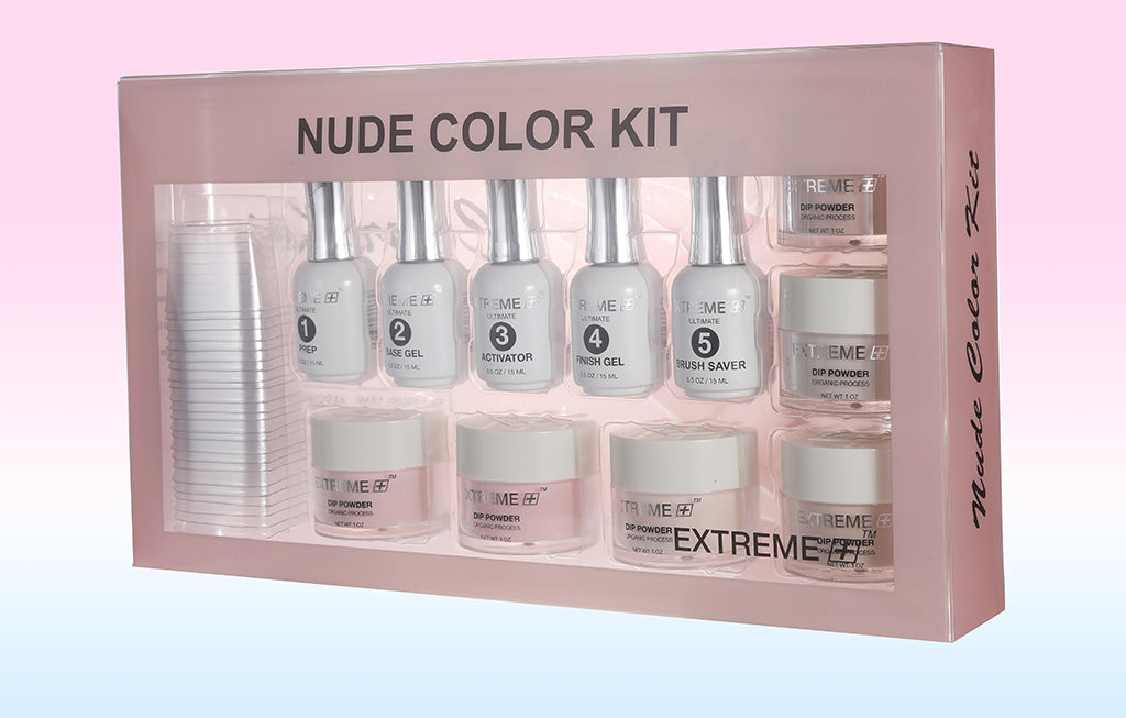 EXTREME+ Nude Color Dipping Powder Kit