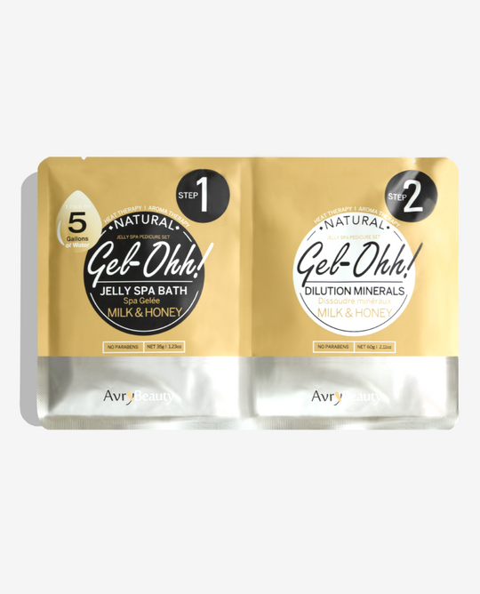 Avry Beauty Gel-Ohh Jelly Spa Bath - Milk & Honey