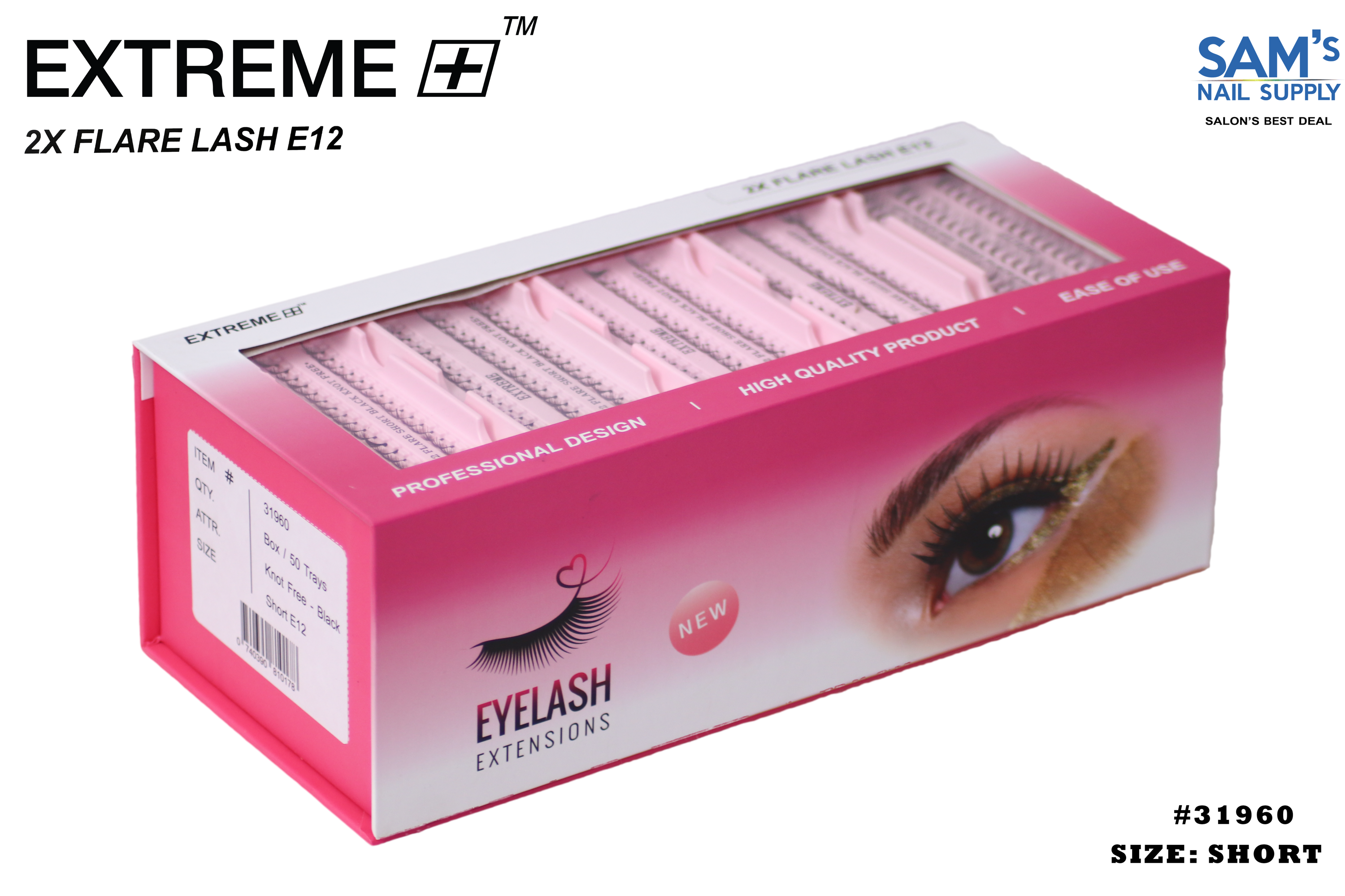 Extreme 2X Flare Lash E12 Short - Box