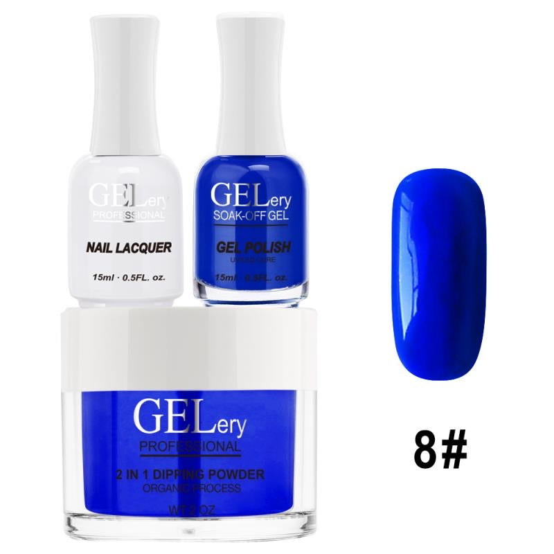 GELery 3 in 1 Trio Set - Gel, Lacquer, & Dip - #008