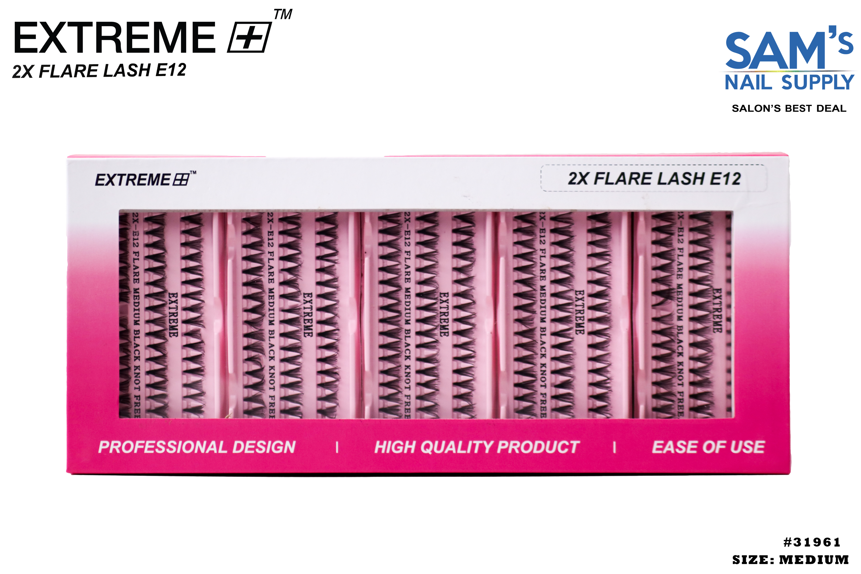 Extreme 2X Flare Lash E12 Medium - Box